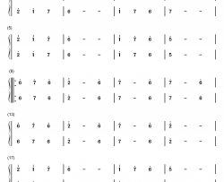 练习曲30钢琴简谱-数字双手