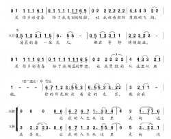 绽放的青春《迷彩四季》组歌之四简谱-徐晴晴演唱-亓廷廷/栾凯、高晓晖词曲