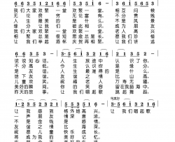 我们大家欢聚一堂简谱
