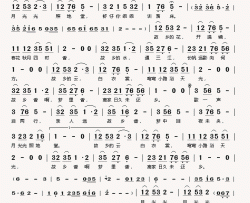 故乡香电视剧《十月围城》片尾曲简谱