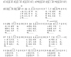 小狗不见了简谱-莲娜·莫谷切娃演唱