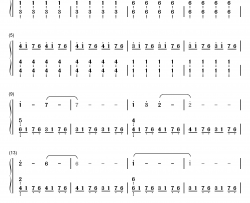 Daredevil Theme钢琴简谱-数字双手-Graeme Revell