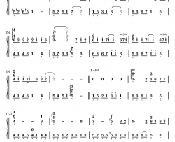 人类的光钢琴简谱-数字双手-矢野立美