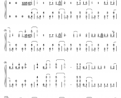 NEWLOOK钢琴简谱-数字双手-绫野真白