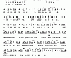 穿越时空的爱情简谱-陈瑞演唱