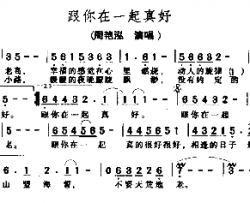 跟你在一起真好简谱