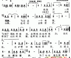 原乡人同名电影主题歌简谱-郑绪岚演唱