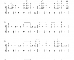 U.F.O.钢琴简谱-数字双手-Coldplay