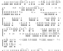 假如你要认识我梦之旅重唱版简谱-梦之旅组合演唱-汤昭智/施光南词曲