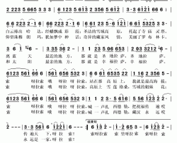 喊一声扎西德勒简谱(歌词)-张莉演唱-秋叶起舞记谱上传