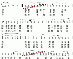 萨拉姆毛主席--刀郎简谱