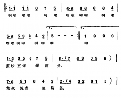 欢欢之歌简谱-电影《欢欢笑笑》插曲