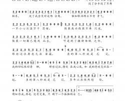 鱼的第八秒简谱-陈瑞演唱-张灵茹/陈伟词曲