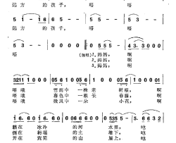 母亲何训友词何训田曲母亲何训友词 何训田曲简谱