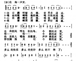 只记今朝笑简谱-香港电影《东方不败》主题歌林青霞-