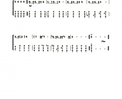 密西西比河钢琴简谱-数字双手-未知