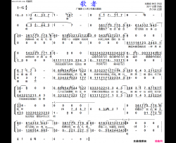 歌者(广播剧《三体》终集主题曲)简谱-谭维维演唱-方小庆曲谱