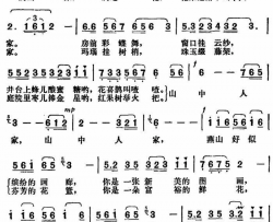 山中人家电视音乐风光片《燕山金秋》选曲电视音乐风光片《燕山金秋》选曲简谱