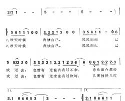 人生的回忆简谱-电视系列片《英才风华录》主题歌