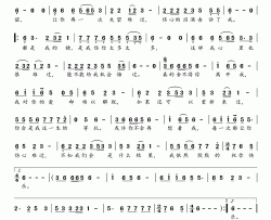 都是我的错简谱(歌词)-三宝演唱-桃李醉春风记谱