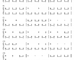 记忆MEMORY钢琴简谱-数字双手-理查德•克莱德曼