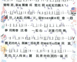 歌唱譜 第三冊  第四冊简谱