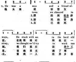 [美]我那爱游荡的朋友MyRamblin’Boy[美]我那爱游荡的朋友My Rambl in’ Boy简谱