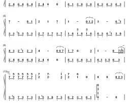 El Sol se Recuesta钢琴简谱-数字双手-Edison