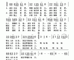 牧人生活的地方简谱-伊妮演唱