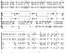 九儿 四声部合唱简谱-林州教师合唱团演唱-何其玲、阿鯤/阿鯤词曲