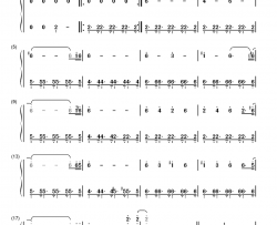 Uprising钢琴简谱-数字双手-Muse