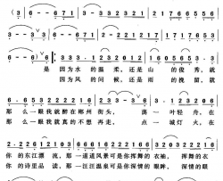 就那么一眼杨伟词曾宪杰曲就那么一眼杨伟词 曾宪杰曲简谱-陈安琳演唱-杨伟/曾宪杰词曲