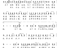 为了你什么都可以电视剧《平平常常的故事》片尾曲简谱