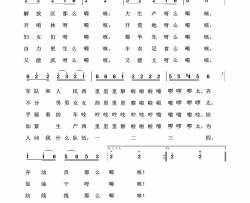 军民大生产红色旋律100首简谱-华语群星演唱-陇东民歌/张寒辉词曲