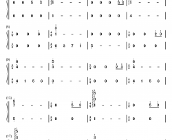 露を吸う群钢琴简谱-数字双手-増田俊郎