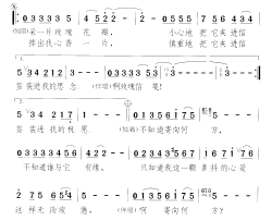 玫瑰信笺简谱-王艳演唱-颂今词曲