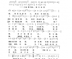 我生命的根简谱