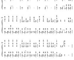 关山酒钢琴简谱-数字双手-等什么君