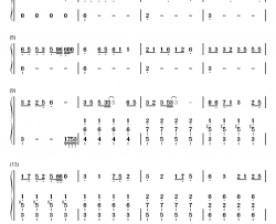 風の唄钢琴简谱-数字双手-めらみぽっぷ