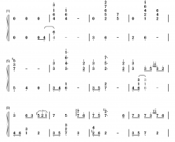 Sleep Away钢琴简谱-数字双手-Bob Acri