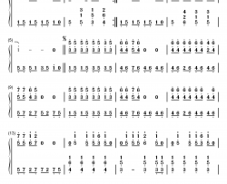 问题天天都多钢琴简谱-数字双手-樱桃小丸子