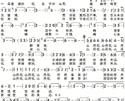 山丹花乔悟义词图图曲山丹花乔悟义词 图图曲简谱-德德玛演唱-乔悟义/图图词曲