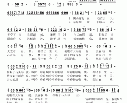 阴山下的草原简谱(歌词)-叶俊华演唱-秋叶起舞记谱