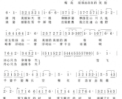 雪飞梅红圆舞曲简谱