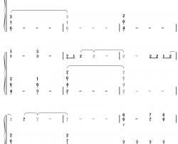 ハート・エレキ钢琴简谱-数字双手-AKB48