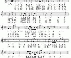 《小糊涂神》主题歌线简谱混排版简谱
