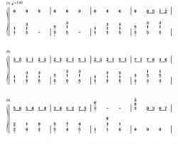 小圆舞曲钢琴简谱-数字双手-西贝柳斯