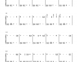 迷梦之恋钢琴简谱-数字双手-小兴