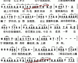 红尘岁月粤语简谱