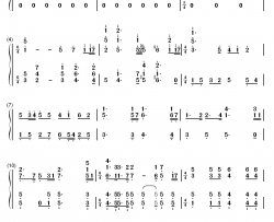 Jurassic Park Main Theme钢琴简谱-数字双手-John Williams